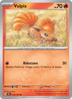 Vulpix, Scintille Folgoranti No. 016 Normal