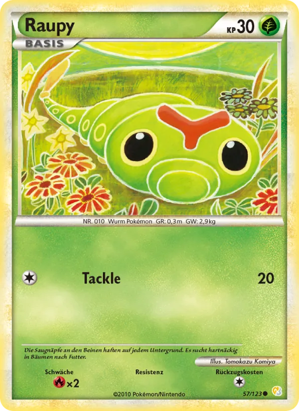Raupy, HeartGold SoulSilver No. 57
