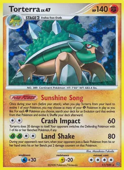 Torterra, Stormfront No. 11 Holo