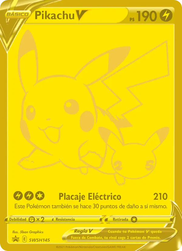 Pikachu V, Cartas de promoción ESES No. SWSH145