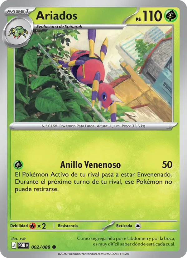 Ariados, Equilibrio Perfecto No. 002