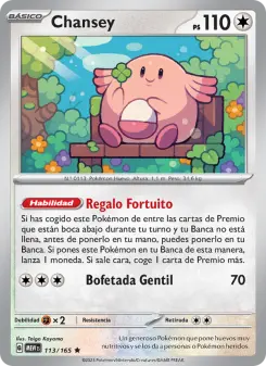 Chansey, 151 No. 113 Holo