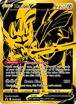 Zacian V, SWSH Black Star Promos Nº SWSH076 Holo