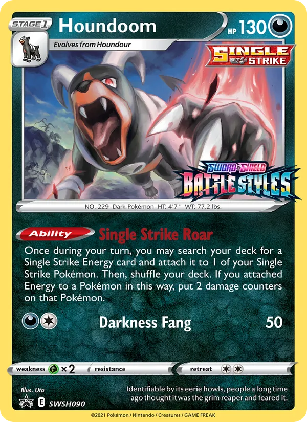 Houndoom, SWSH Black Star Promos Nº SWSH090