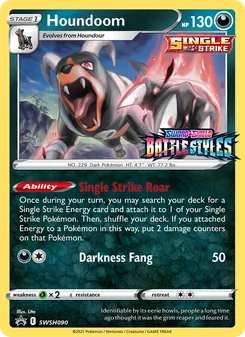 Houndoom, SWSH Black Star Promos Nº SWSH090 Holo
