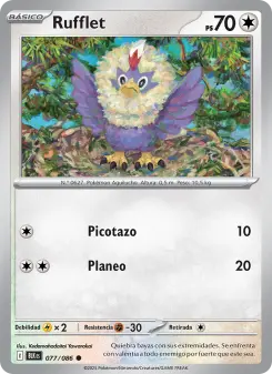 Rufflet, Fulgor Negro Nº 077 Normal