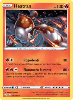 Heatran, Fiamme Oscure No. 25 Holo