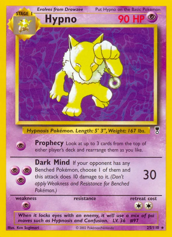 Hypno, Legendary Collection No. 25