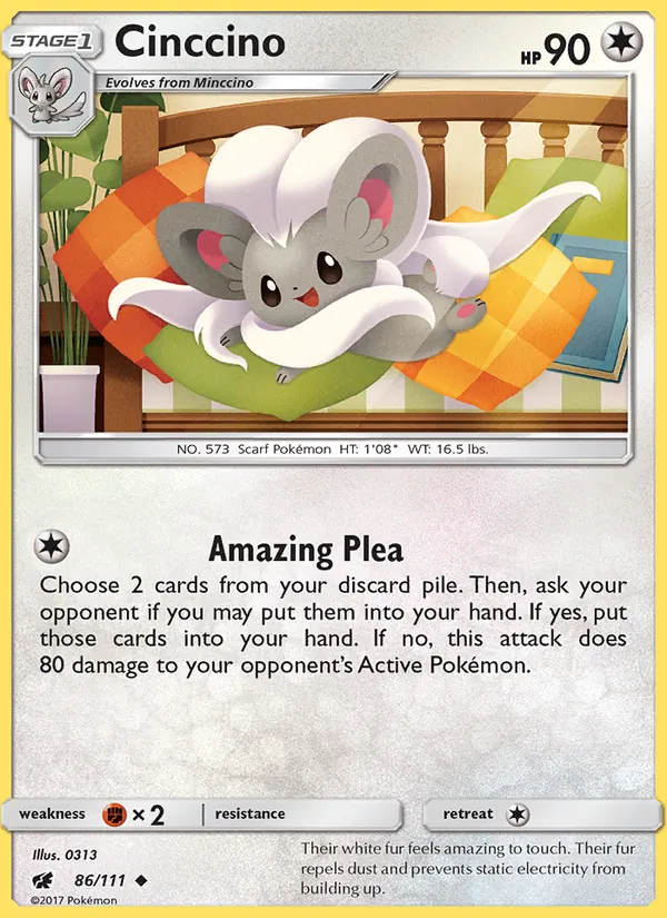 Cinccino, Crimson Invasion Nº 86