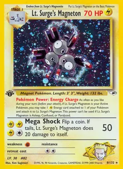 Lt. Surge's Magneton, Gym Heroes No. 8