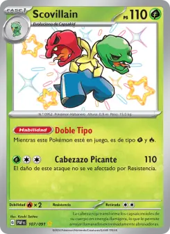 Scovillain, Destinos de Paldea No. 107 Holo