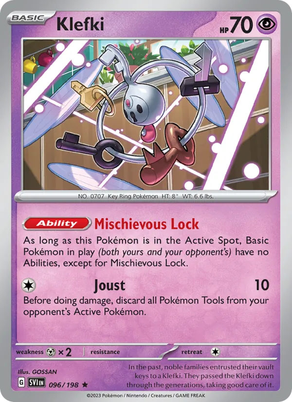 Klefki, Scarlet & Violet Nº 096