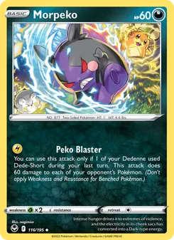 Morpeko, Silver Tempest No. 116 Normal
