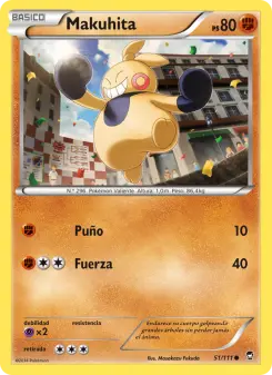 Makuhita, Puños Furiosos Nº 51 Normal
