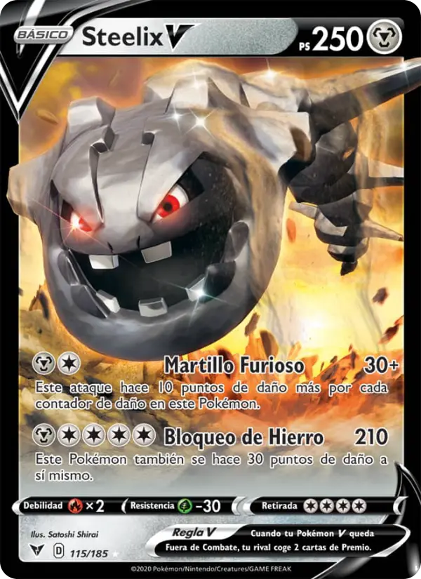Steelix V, Voltaje Vívido No. 115