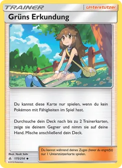 Grüns Erkundung, Kräfte im Einklang No. 175 Normal