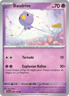 Baudrive, Écarlate et Violet Nº 089 Normal