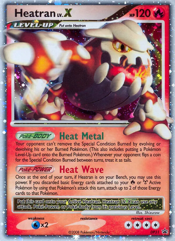 Heatran, DP Black Star Promos No. DP31