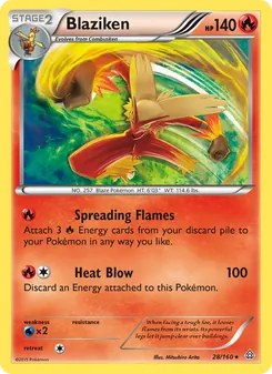 Blaziken, Primal Clash No. 28 Normal