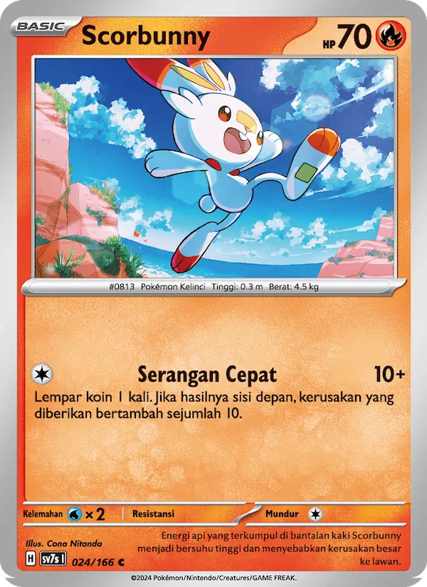 Scorbunny, Bimbingan Rasi No. 024