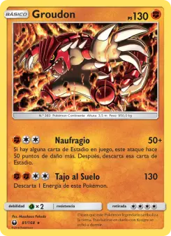 Groudon, Tormenta Celestial No. 81 Normal