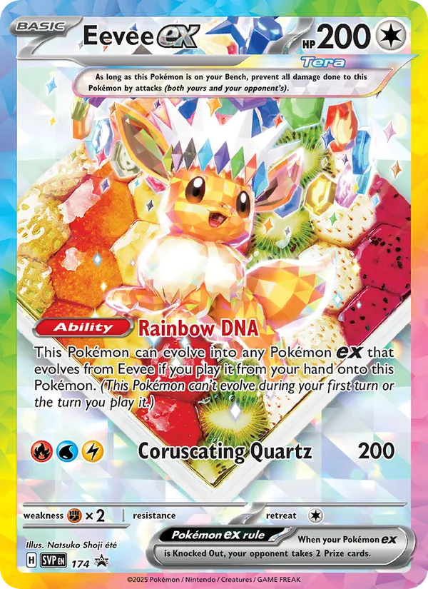 Eevee ex, SVP Black Star Promos Nº 174