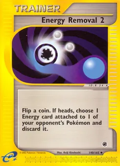 Energy Removal 2, Expedition Base Set No. 140 Normal