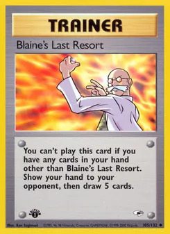 Blaine's Last Resort, Gym Heroes No. 105 Normal