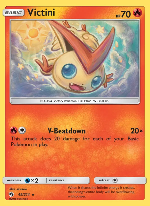 Victini, Lost Thunder No. 49