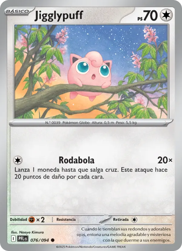 Jigglypuff, Fuegos Fantasmales No. 076