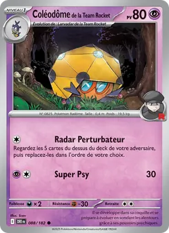 Coléodôme de la Team Rocket, Rivalités Destinées No. 088 Normal