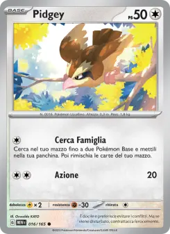 Pidgey, 151 No. 016 Normal