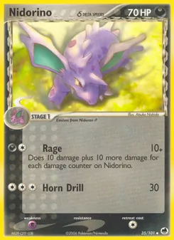 Nidorino δ, Dragon Frontiers No. 35 Normal