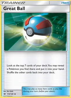 Great Ball, Sun & Moon Nº 119 Normal