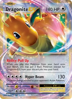 Dragonite EX, Evolutions No. 72 Normal