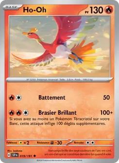 Ho-Oh, Étincelles Déferlantes No. 019 Normal