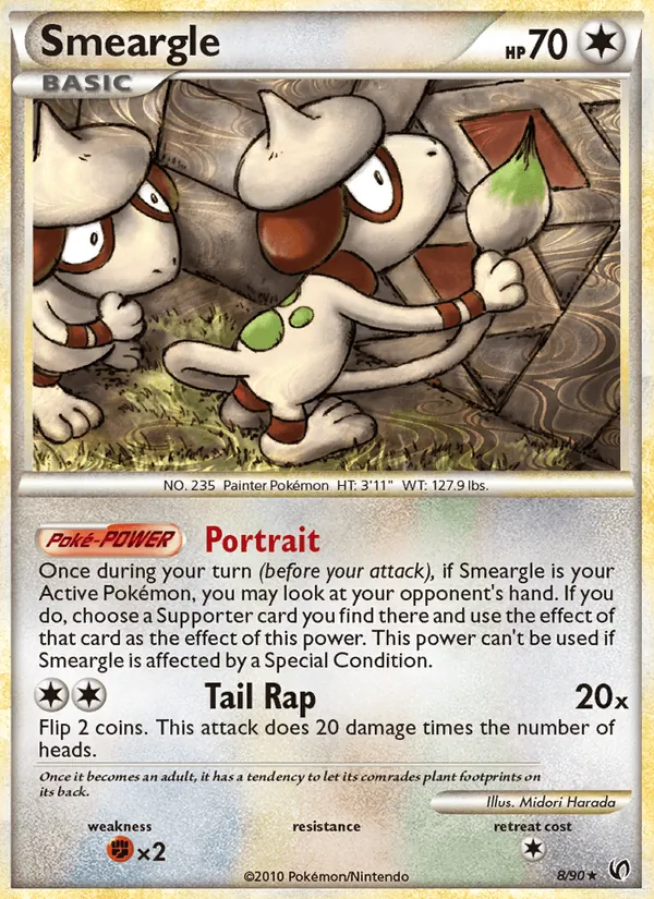 Smeargle, Undaunted Nº 8