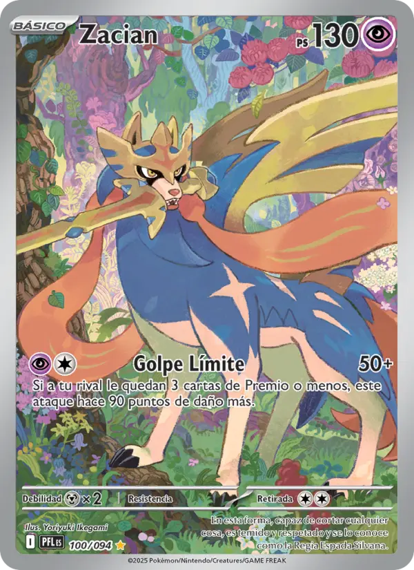 Zacian, Fuegos Fantasmales No. 100