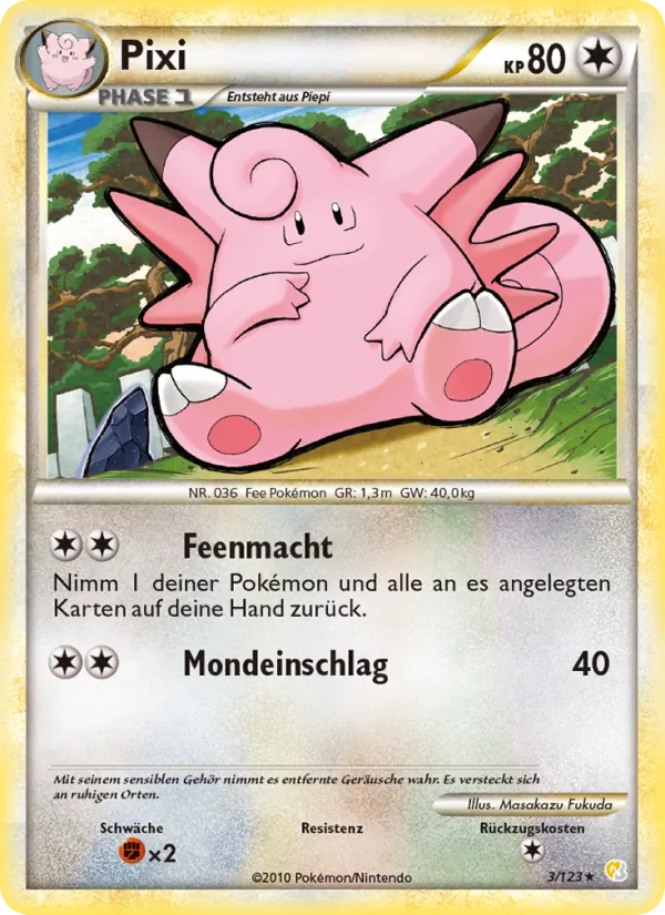 Pixi, HeartGold SoulSilver Nº 3
