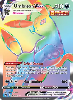Umbreon VMAX, Cielos Evolutivos Nº 214 Holo
