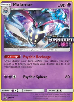 Malamar, SM Black Star Promos Nº SM117 Normal