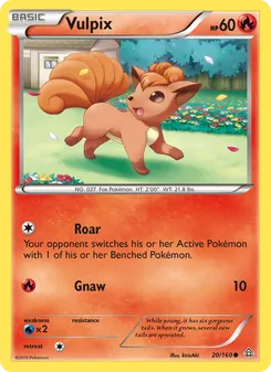 Vulpix, Primal Clash No. 20 Normal
