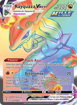 Rayquaza VMAX, Évolution Céleste No. 217 Holo