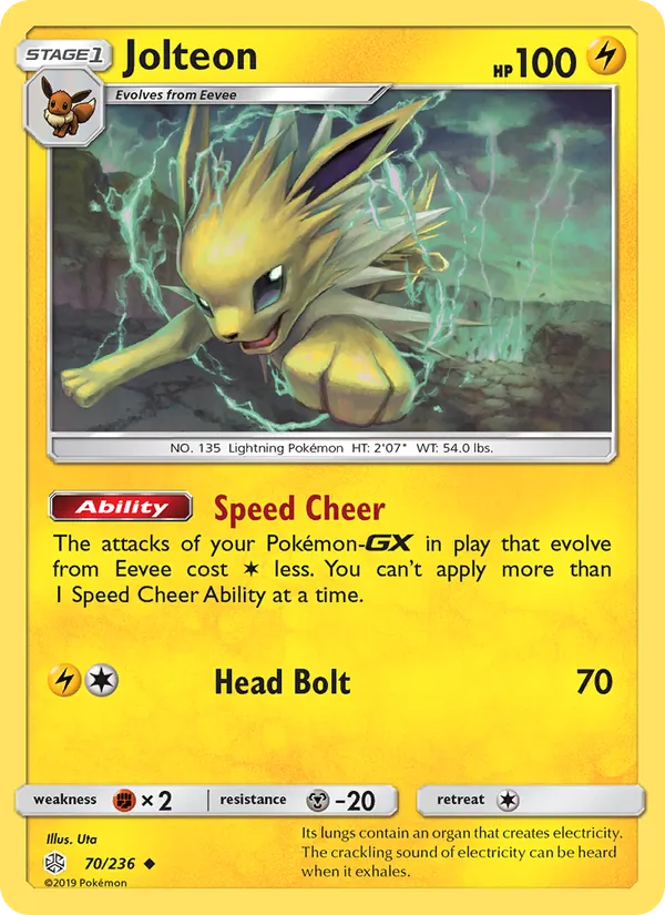 Jolteon, Cosmic Eclipse No. 70