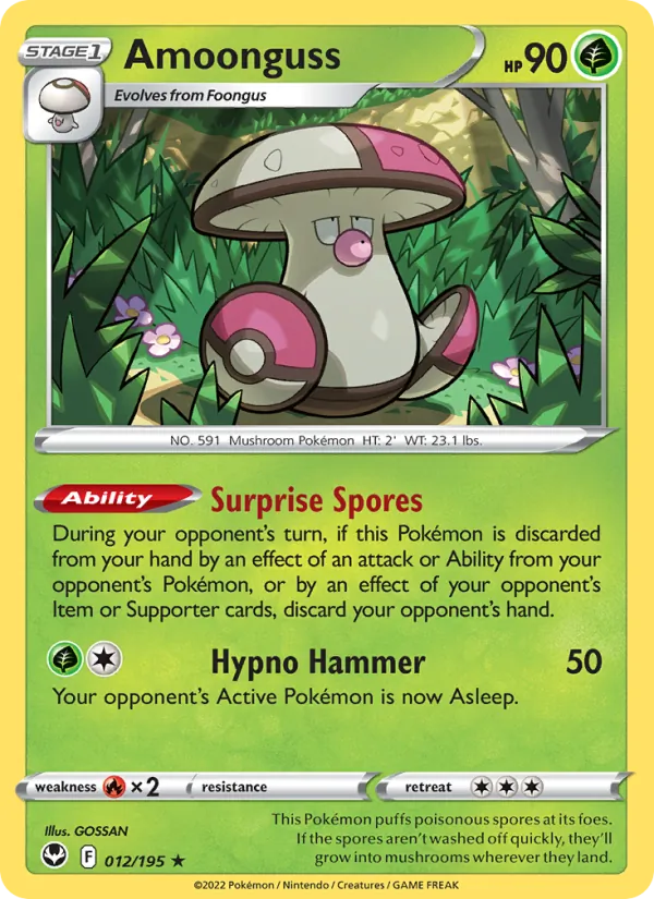 Amoonguss, Silver Tempest No. 012