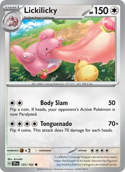 Lickilicky, Temporal Forces No. 125 Normal