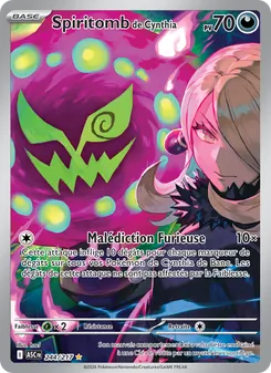 Spiritomb de Cynthia, Héros Transcendants Nº 244 Holo