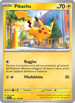 Pikachu, Evoluzioni a Paldea No. 062 Normal
