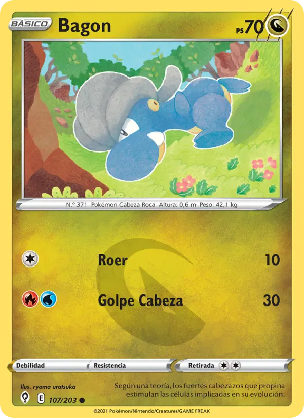 Bagon, Cielos Evolutivos Nº 107