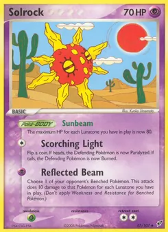 Solrock, Deoxys Nº 47 Normal
